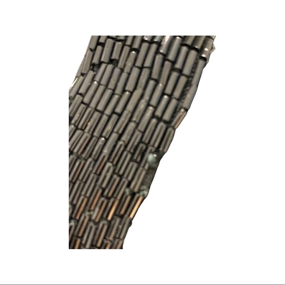 GIORGIO ARMANI Black Jacket with Beaded Trim - Picture 3 of 6